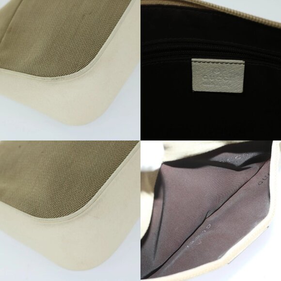 GUCCI Bamboo Hand Bag Canvas Beige 001 3865 Auth 68021 - Picture 15 of 15